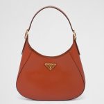 Prada Shoulder Bag in Berry Leather