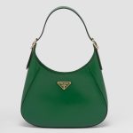 Prada Shoulder Bag in Green Leather