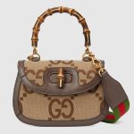 Small Bamboo Bag with Super Double G No.675797 UKMDT 2570