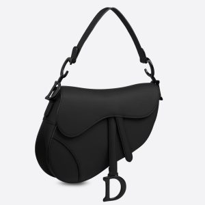 Dior Saddle Bag In Cherry Red Matte Calfskin